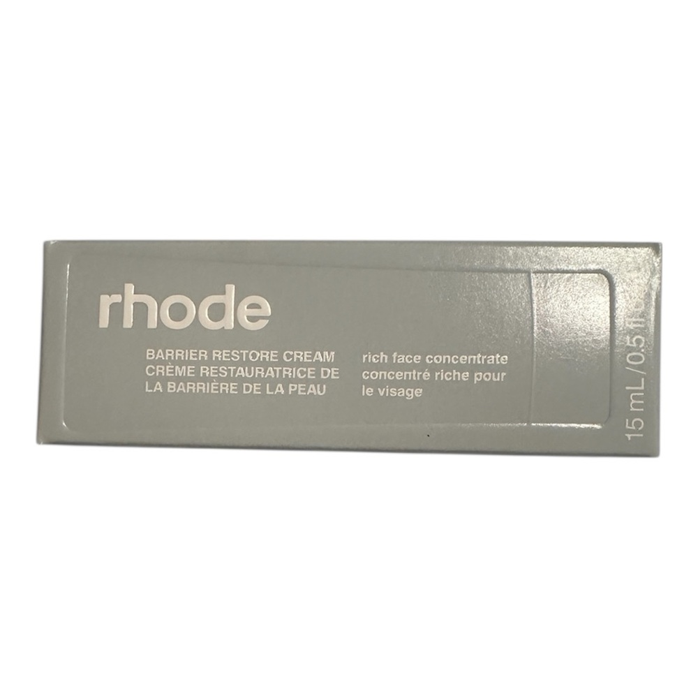 Rhode Barrier Restore Cream .67 oz Glazing Milk Skin Repair Moisturizer Skincare